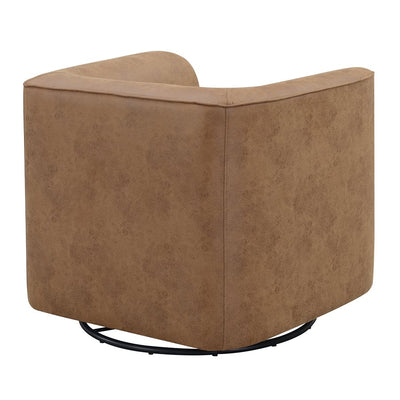 Swivel Accent Chair - Saddle