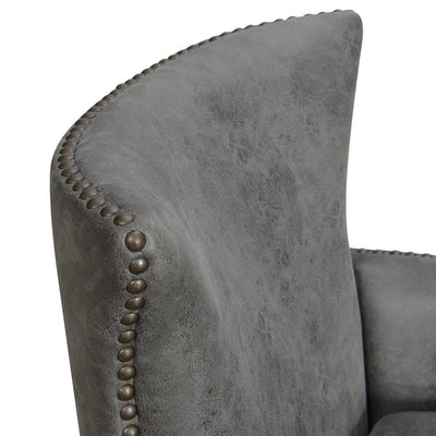 Dark Grey Accent Chair