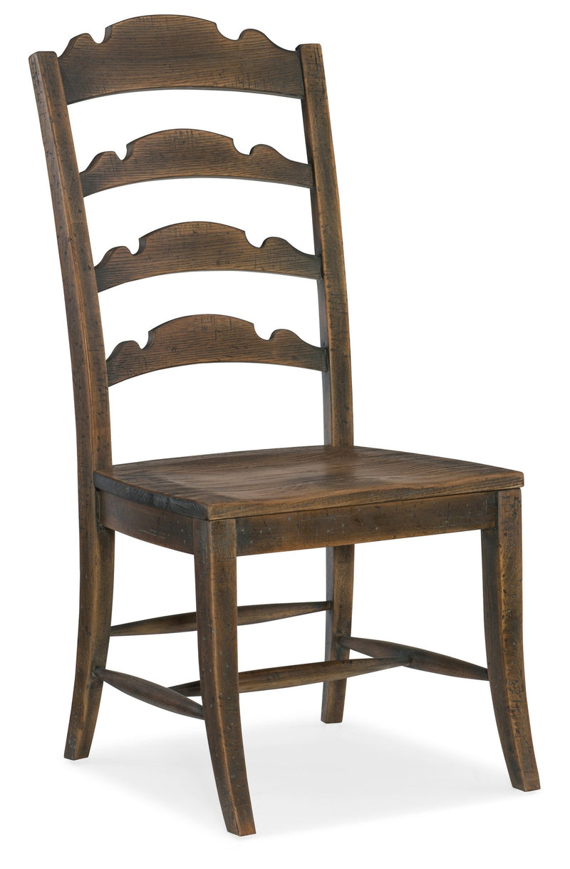 Hill Country Twin Sisters Ladderback Side Chair - 2 per carton/price ea