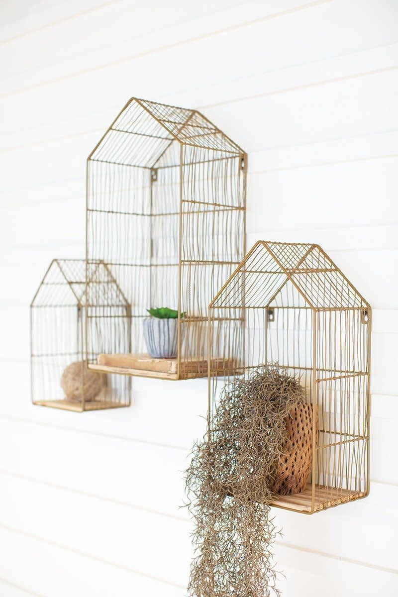 Set Of Three Wall Shelves