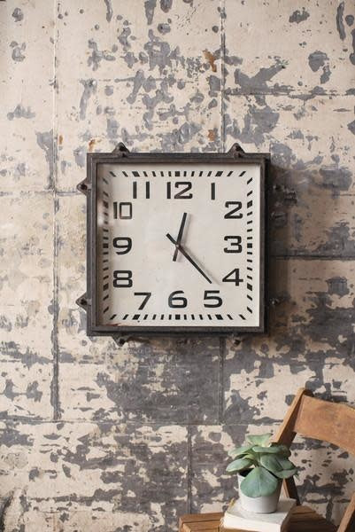 Square Wall Clock