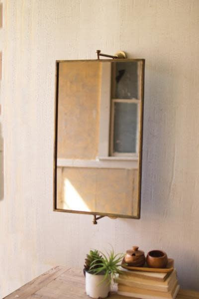 Square Tilting Wall Mirror
