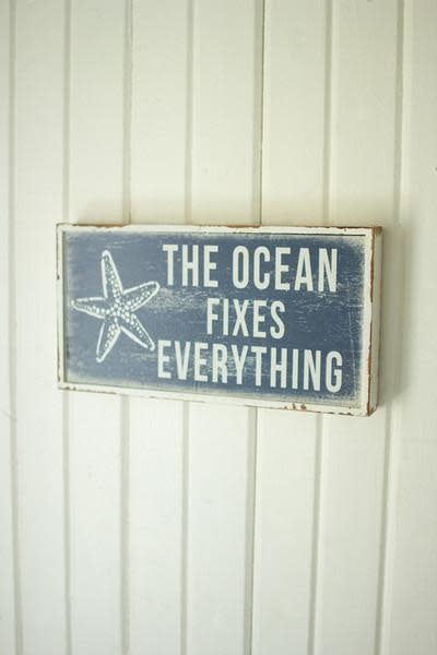 The Ocean Fixes Everything Sign