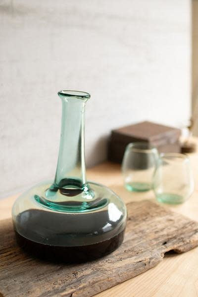 Recycled Glass Wine Decanter