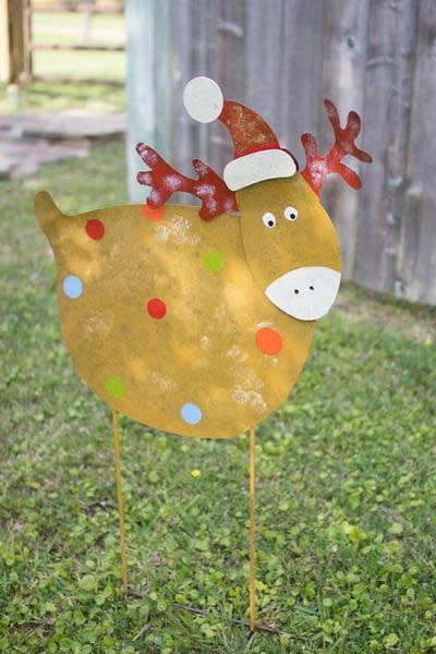 Christmas Yard Art - Reindeer