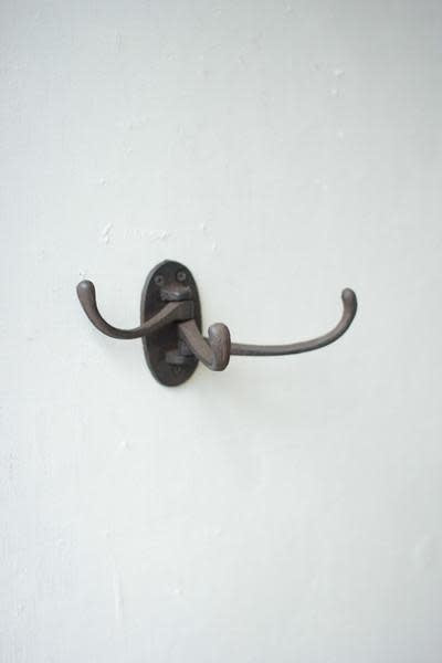 Cast Iron Swivel Wall Coat Hooks