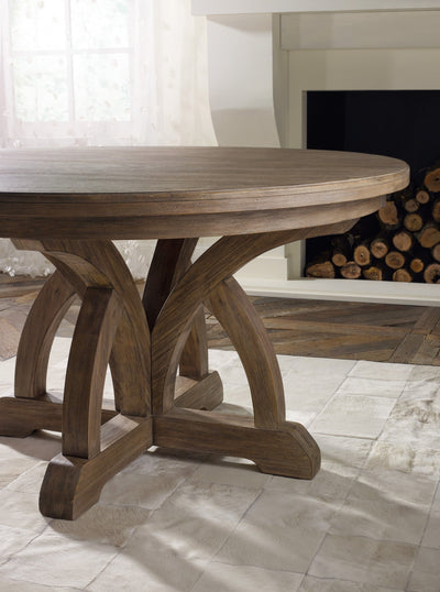Corsica Round Dining Table w/1-18in Leaf