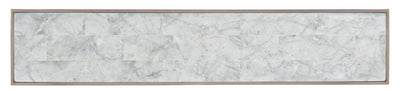 White Venetian Marble Console Table