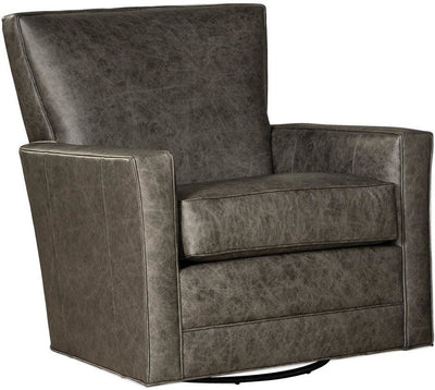 Watson Leather Swivel Glider Chair