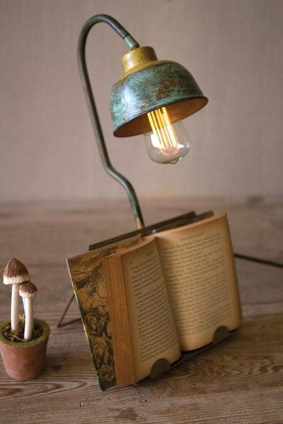 Table Lamp With Book Holder