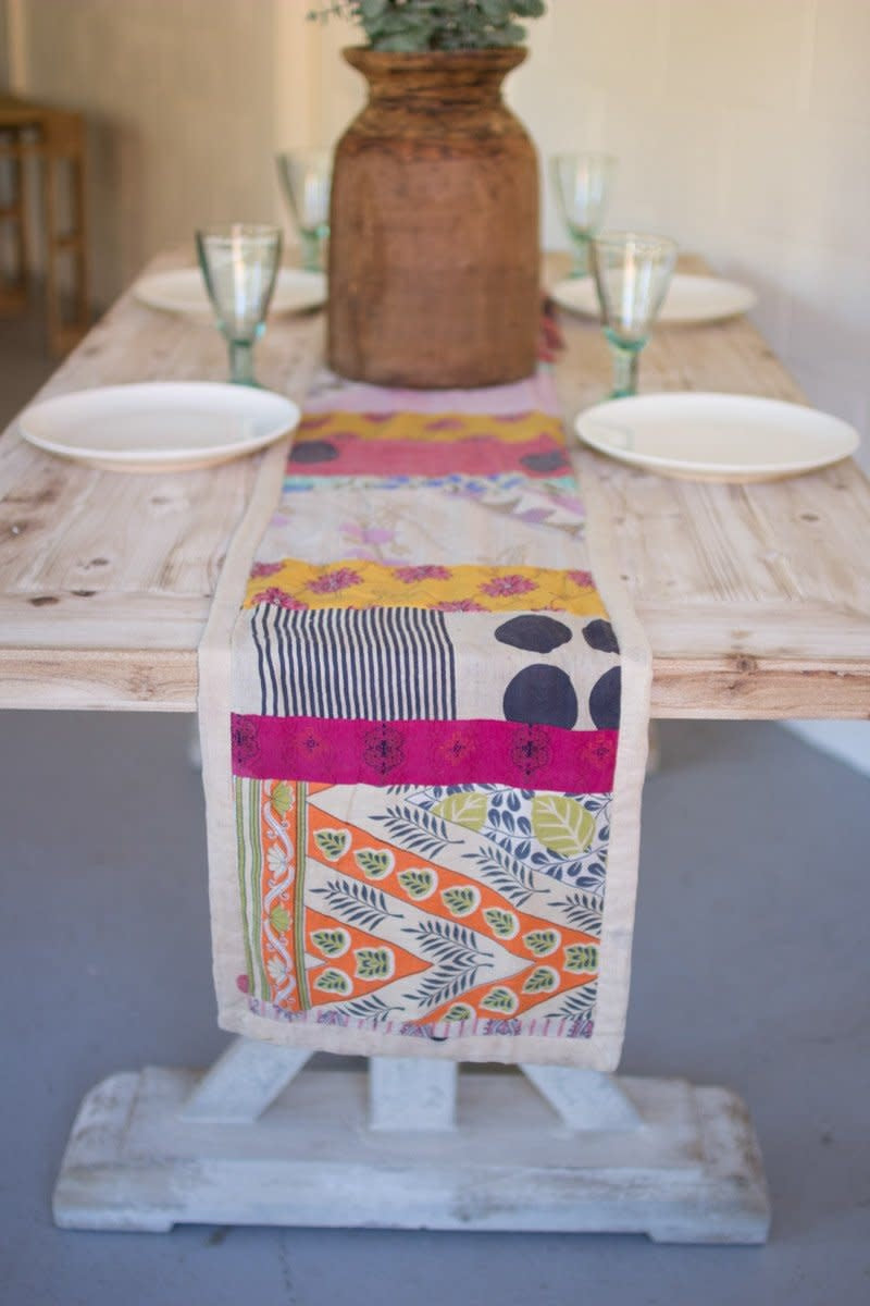 Kantha Fabric Runner
