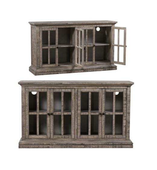 4 Door Windowpane Sideboard