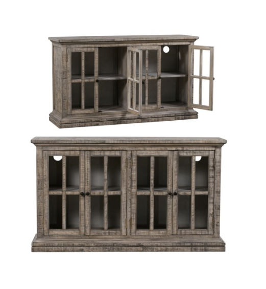 4 Door Windowpane Sideboard
