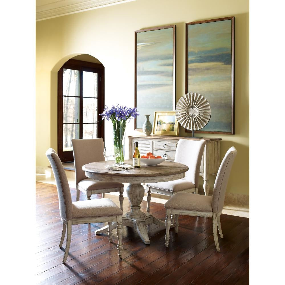 Weatherford Cornsilk Milford Round Dining Table