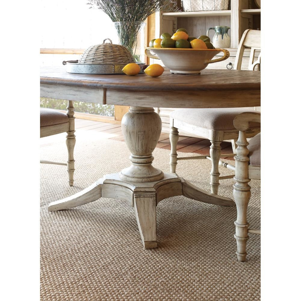 Weatherford Cornsilk Milford Round Dining Table