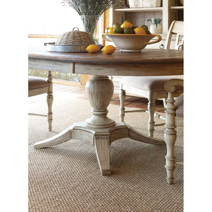 Weatherford Cornsilk Milford Round Dining Table