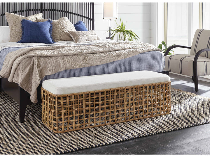 Rattan Bed Bench