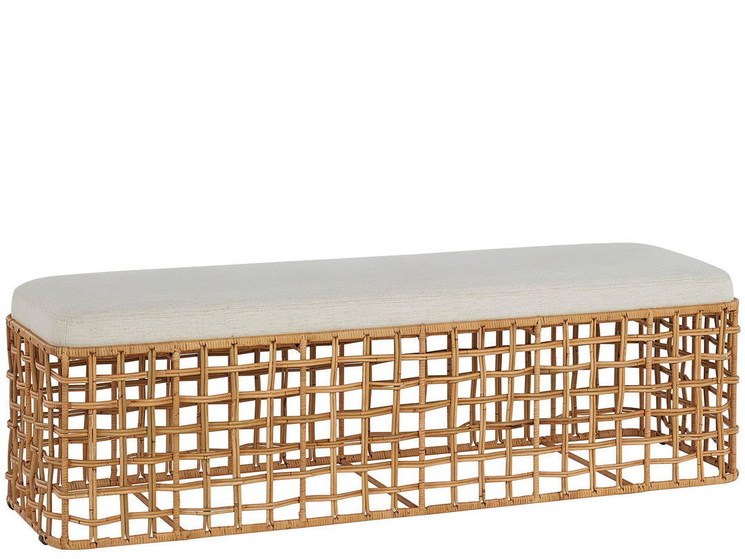 Rattan Bed Bench