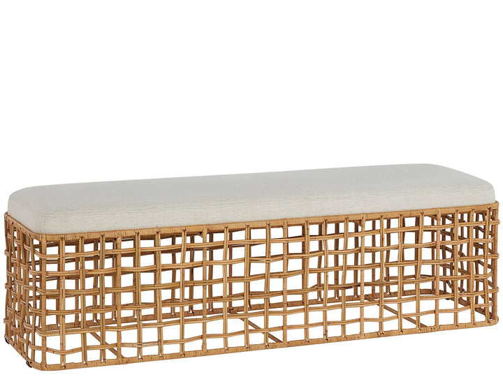 Rattan Bed Bench