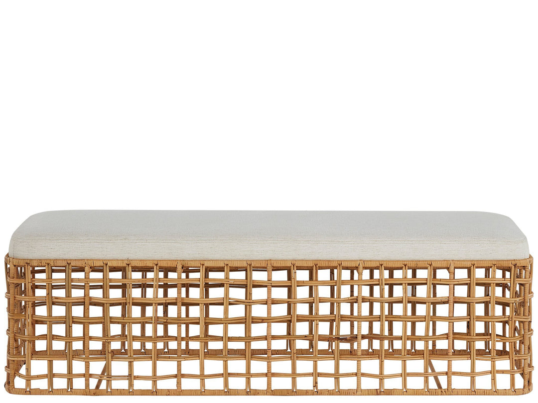 Rattan Bed Bench